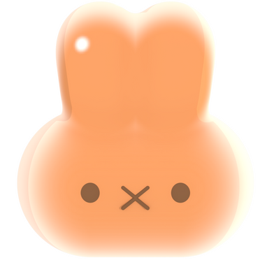 Logo of an illustration of bunny-shaped bread.